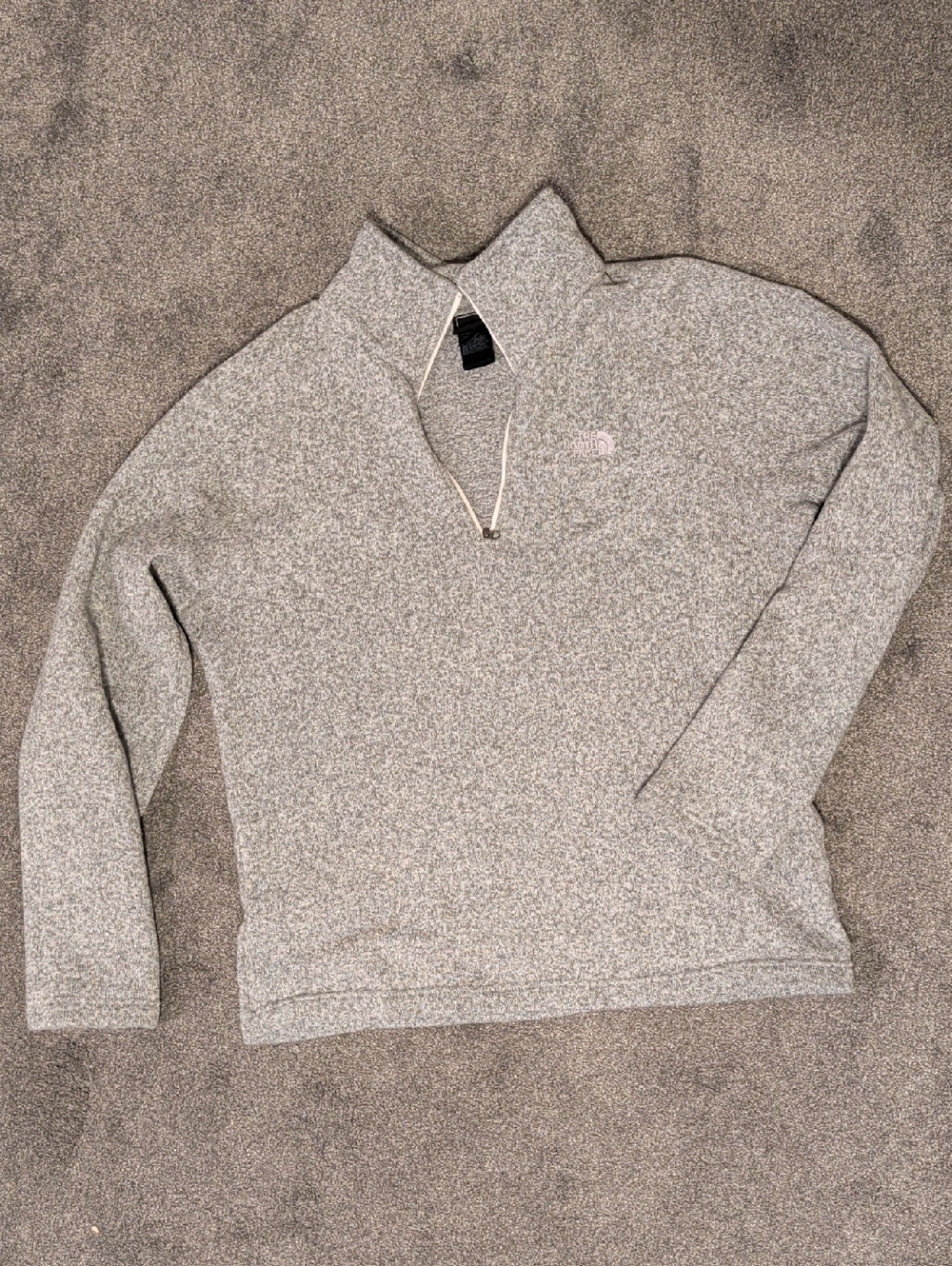 The North Face Gray Quarter-Zip  Sweater